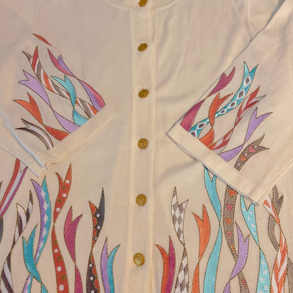 Bob Mackie Large Cardigan